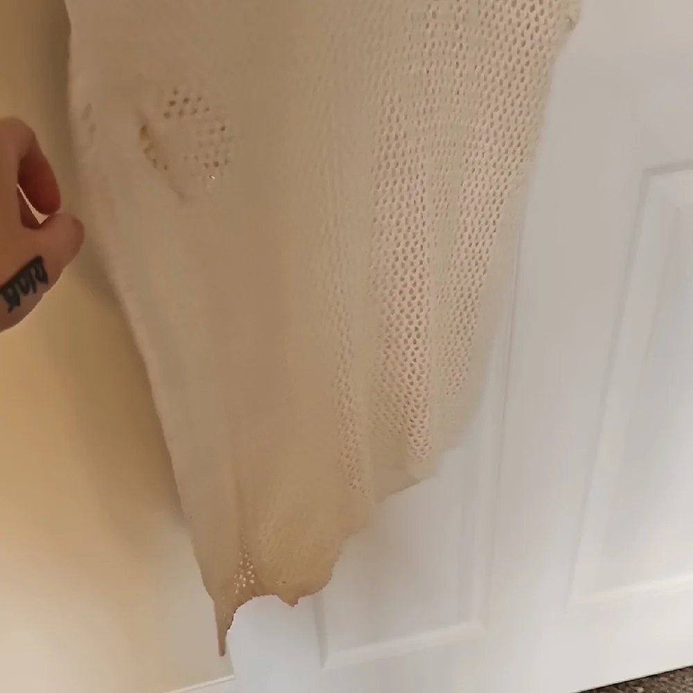 Lulu's Cream Sleeveless Knit Maxi Dress - Picture 4 of 5